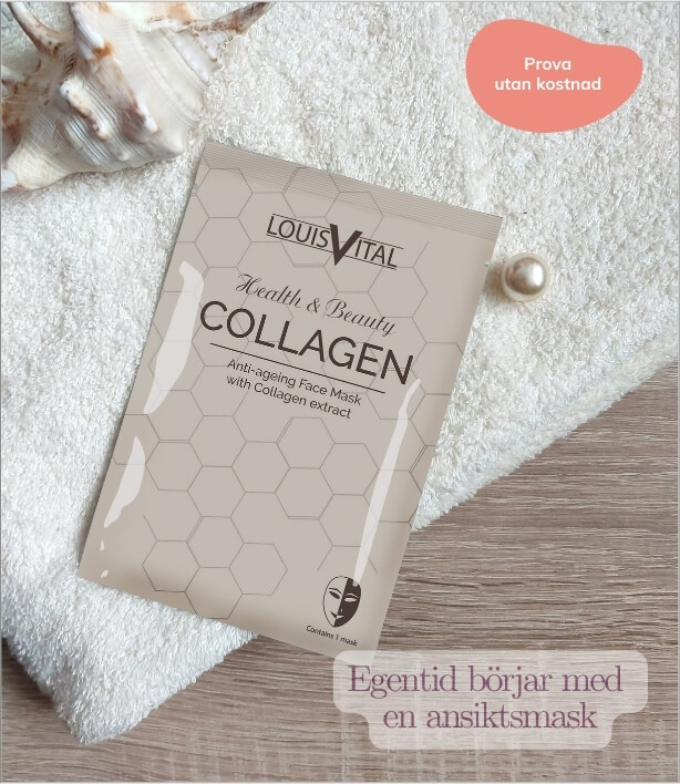 Louis Vital Collagen Ansiktsmask - Anti-aging Face Mask med Collagen extrakt